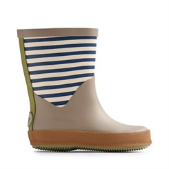 Wheat Juno gummistøvle - Blue stripe